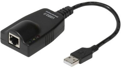 Vivanco IT-USB Net adapter sieciowy (USB na kabel sieciowy) Czarny