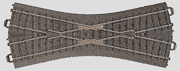 Marklin Krzyżówka l=188,3mm 24,3° 24640