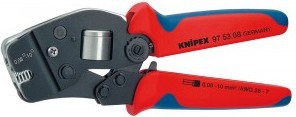 Knipex Samonastawne szczypce do zagniatania tulejek z ładowaniem od czoła 975308