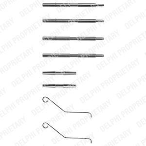 DELPHI Zestaw akcesoriów, klocki hamulcowe LX0068