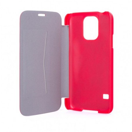 XQISIT Folio Case Rana for Galaxy S5 red metallic