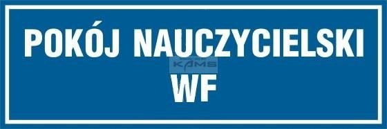 TD PA152 Piktogram Pokój nauczycielski WF