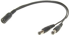 Abcvision PRZEWÓD WWG-5.5 1xGNIAZDO 2xWTYK 2.1/5.5mm