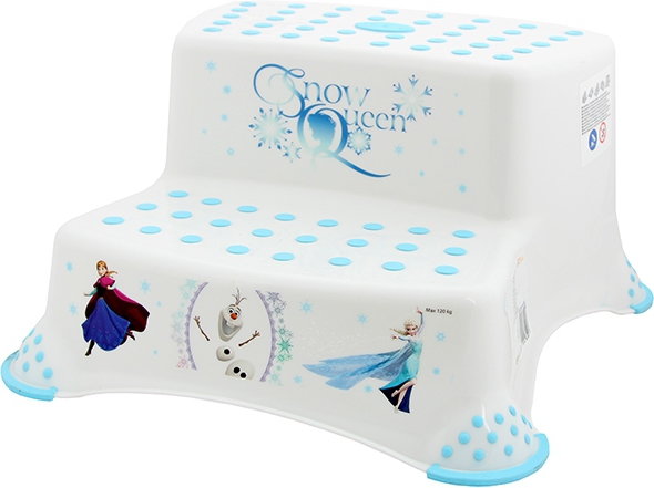 OKT KIDS Frozen Kraina Lodu biały Dwustopniowy Podest double step stool