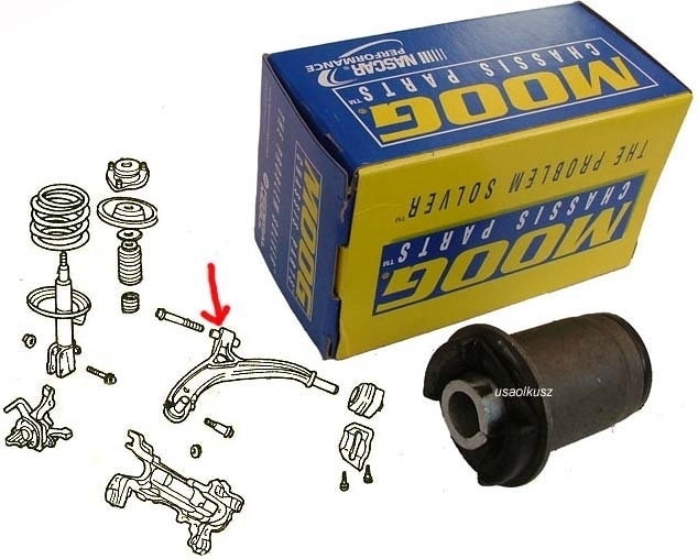 MOOG Tuleja wahacza przedniego przednia Dodge Caravan 1996-2007