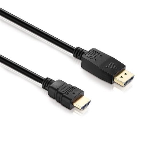 HDSupply hdsupply X-DC DisplayPort/HDMI kabel czarny X-DC055-050