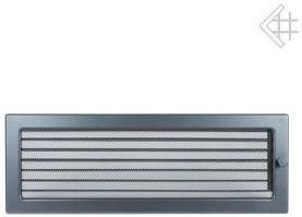 Kratki.pl Kratka kominkowa malowana grafitowa 17x49 z żaluzją 6674-898A9_2013020