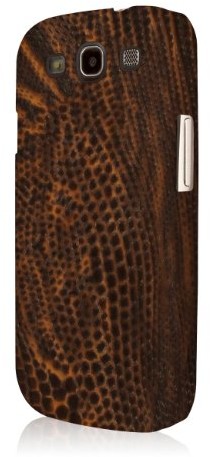 Samsung EMPIRE KLIX Slim-Fit Harte Case Tasche Hülle for Galaxy S III I9300 T999 I747 - Brown Leathe