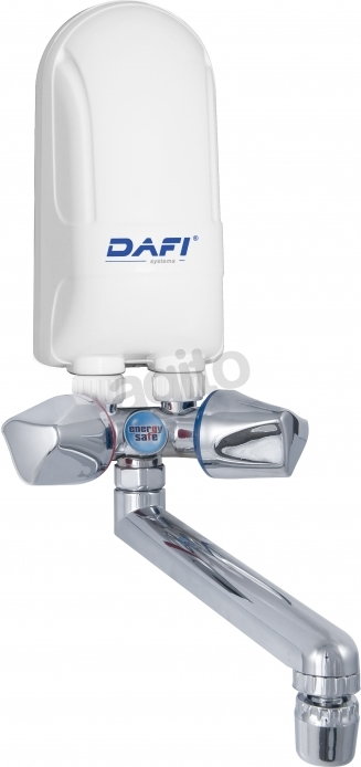 Dafi Ogrzewacz wody 3,7 kW z baterią chrom