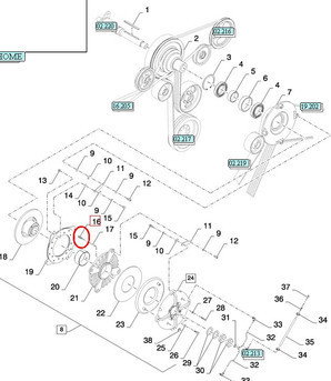 CNH SPRĘŻYNA SPRZĘGŁA 80825727