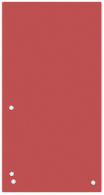 Donau Przekładka , karton, 1/3 A4, 235x105mm, czerwone 8620100-04PL