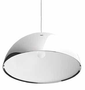 Redlux LAMPA wisząca SINTRA R11699 metalowa OPRAWA zwis kopuła chrom