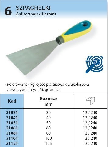 PROLINE SZPACHELKA ROZMIAR 40 mm 31041