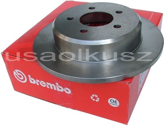 BREMBO Tylna tarcza hamulcowa Chrysler Voyager Dodge Caravan -2007