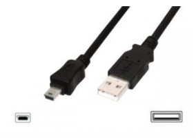 3M Kabel połączeniowy USB2.0 Canon USB A/miniUSB B Assmann KKA5KUBU0290 [1675071]