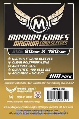 Mayday Games Koszulki Magnum Gold 80x120 (100szt) MAYDAY
