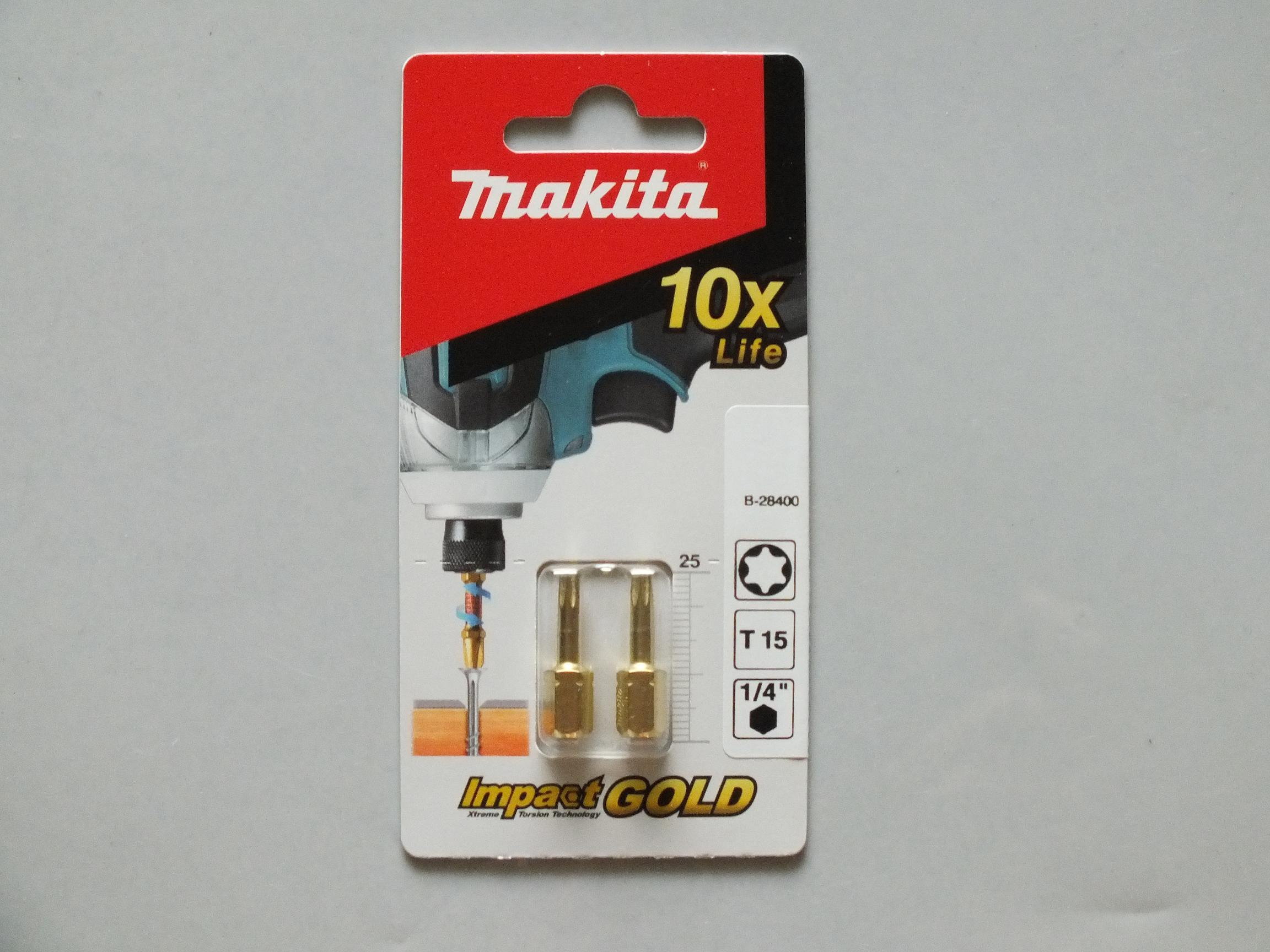 Makita SKRĘTNA MAGNETYCZNA bit WKRĘTAKOWA IMPACT GOLD B-28400