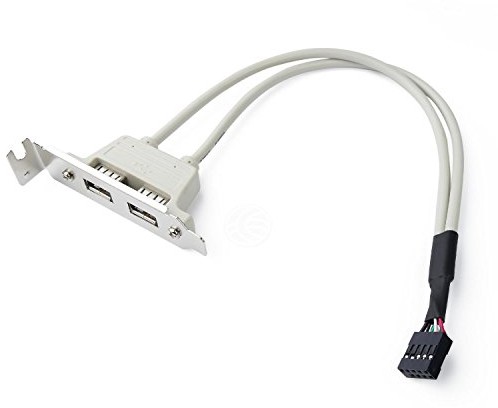 Cablematic cablematic. FR  adapter USB płyta główna na kurońska firmy 2 X 5 2 X AH metalowa podstawka pod profilem od dołu PN16101518200127480