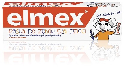 Elmex Pasta do zębów Dla Dzieci 0 do 6 lat 50 ml Darmowy odbiór w 20 miastach! 170101