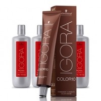 Schwarzkopf Igora Color10, gotowy zestaw do koloryzacji w 10min,