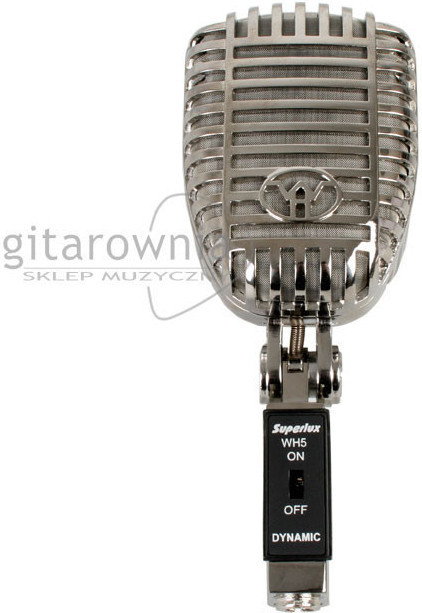 Superlux WH5 Mikrofon wokalny w stylu retro.