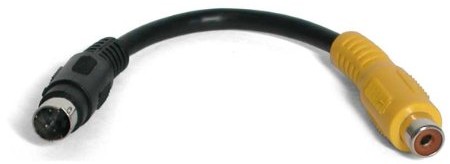 StarTech . com 6 in kabel S-video, Composite Video Adapter SVID2COMP