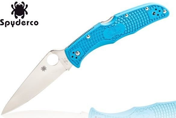 Spyderco C10FPBL Endura Flat Ground PLN Blue