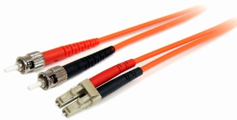 STARTECH.COM Startech.COM FIBLCST1 1 m Multimode 62,5/125 Duplex Patch LWL LC/ST z włókna szklanego kabel sieciowy FIBLCST1
