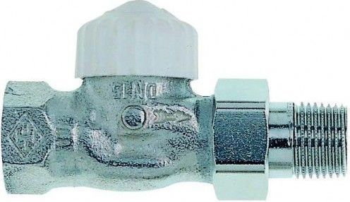 Фото - Інше для опалення HEIMEIER Zawór termostatyczny V-exakt II DN15 niklowany, kapa biała, prosty, z nast 