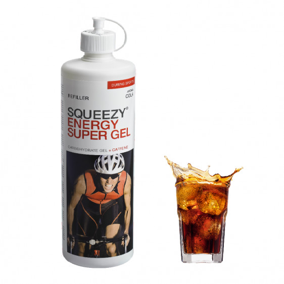 SQUEEZY SQUEEZY Super Żel Energetyczny z kofeiną 500 ml Cola