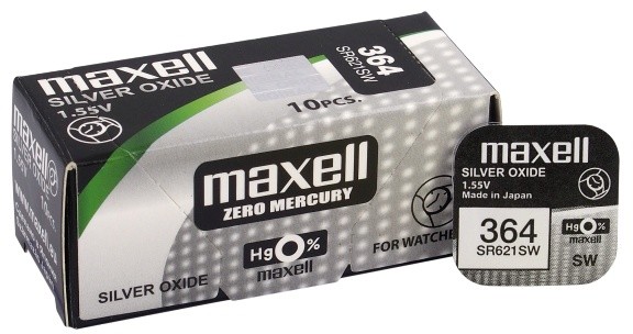 Maxell bateria srebrowa mini 364 SR 621 SW G1