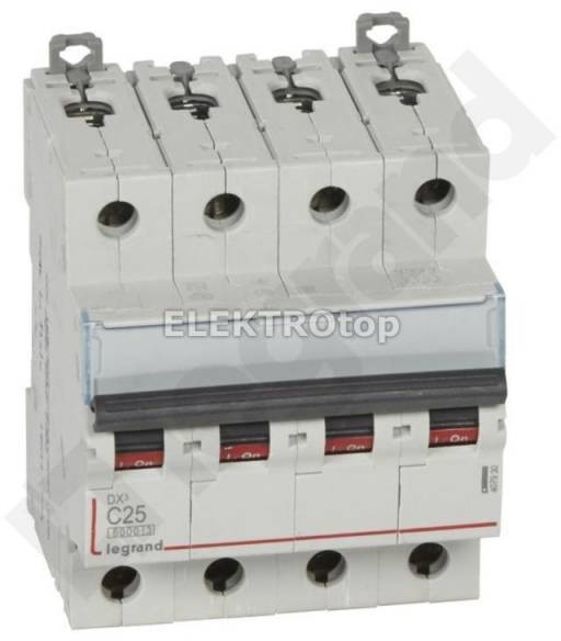 Legrand 407930 WYŁ. NADPRĄDOWY S304 DX3 6000A C25 4P