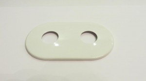 Vario Term Rozeta PODWÓJNA BIAŁA 000M823A006