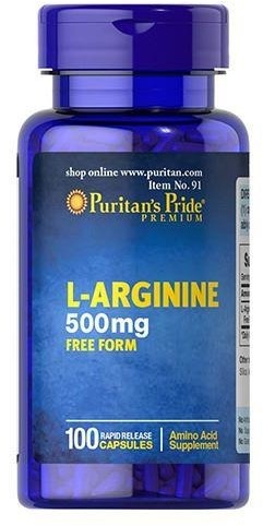 Puritan's Pride L-Arginine 500Mg - 100Caps