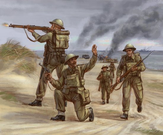 Zvezda British Infantry 1939-1945 6166