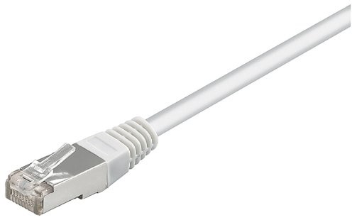 Goobay Cat5e FTP (2 X RJ45, 3 m) Biały kabel sieciowy, biały 1 szt. 4040849934964