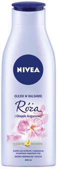 Nivea OLEJEK W BALSAMIE RÓŻA I OLEJEK ARGANOWY 200ML zakupy dla domu i biura 88452