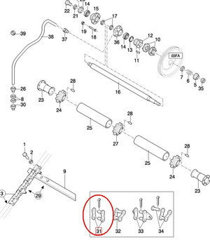 CNH OGNIWO WEWNĘTRZNE 80043278 - 86595253