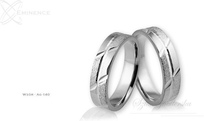 Eminence Obrączki srebrne - wzór Ag-140