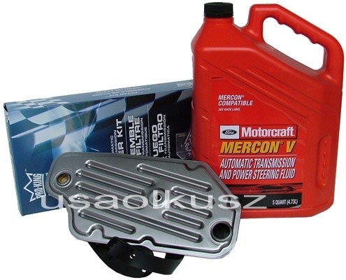 Motorcraft ProKing Syntetyczny olej MERCON V oraz filtr automatycznej