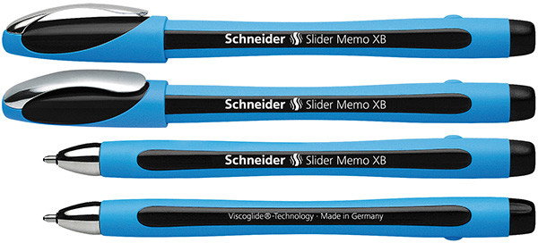 Schneider Długopis Slider Memo, XB, czarny SR150201