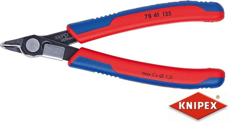 Knipex szczypce tnące Electronic Super Knips, dwukomponentowe (78 41 125)