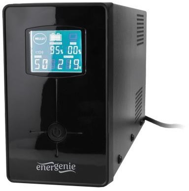 Gembird UPS LINE-INTERACTIVE 650VA 2X IEC 1X SCHUKO 230V LCD