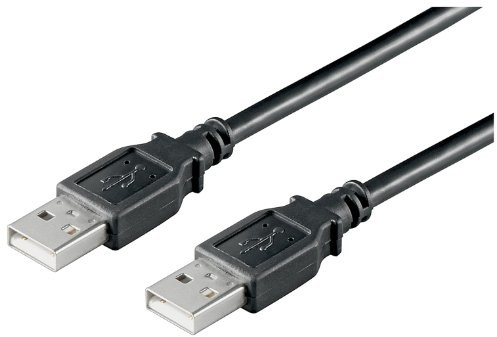Wentronic Kabel USB 2.0 Hi-Speed wtyczka A na wtyk A 1,8 m, czarny