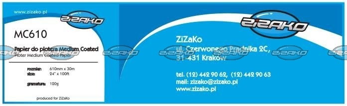 Papier powlekany w roli do plotera Yvesso Heavyweight Coated 420x30m 180g HC420