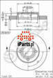 BREMBO Tarcza hamulcowa 09.5033.10