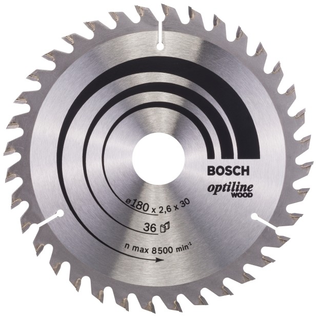 Bosch Piła tarczowa Optiline Wood 180 mm x 30/20 mm x 36T