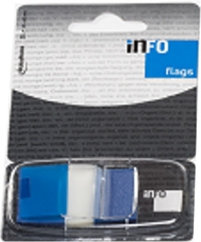 DALPO Zakładki indeksujące 25x43 niebieskie DL036-1