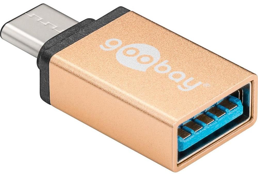 Goobay Przejściówka adapter USB 2.0 56622 [1x Złącze męskie USB-C 1x Złącze żeńskie USB 3.0 A]