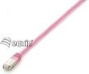 Equip Patchcord Cat6, S/FTP, 5m, różowy 605584
